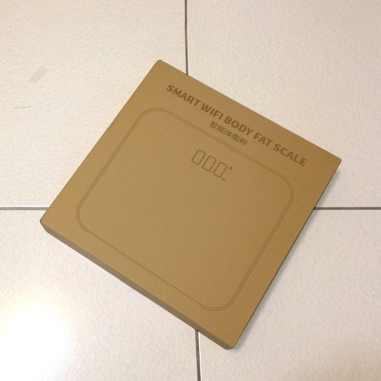 Weight scale packaging box