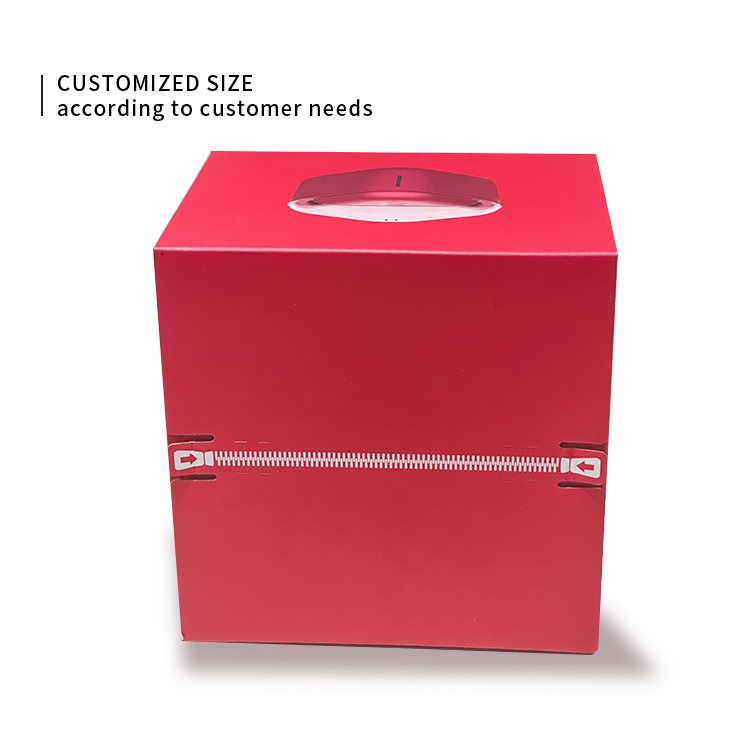 Zipper packaging box