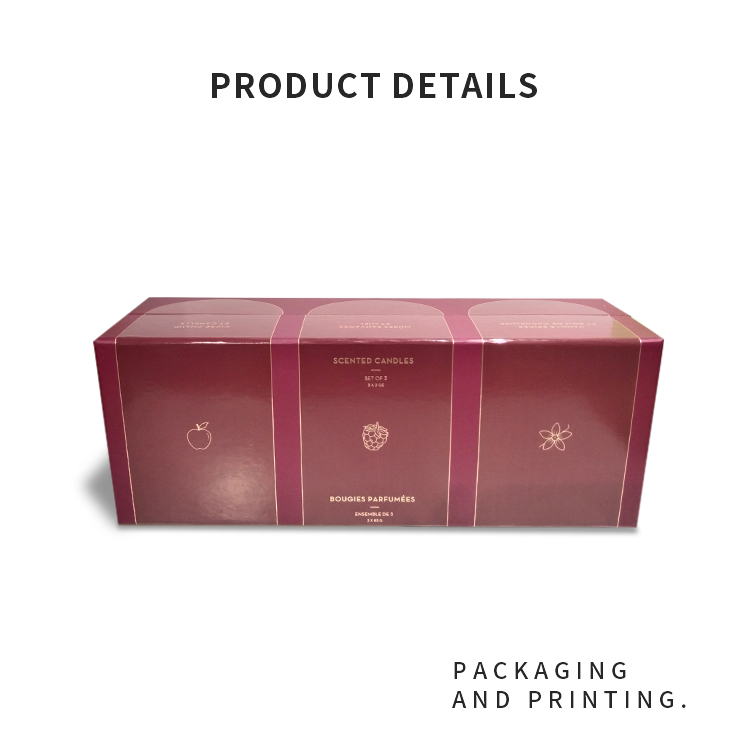 Candle packaging box