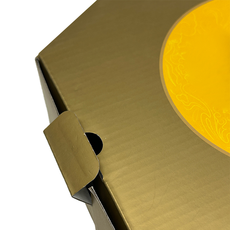 Color printed corrugated cardboard box