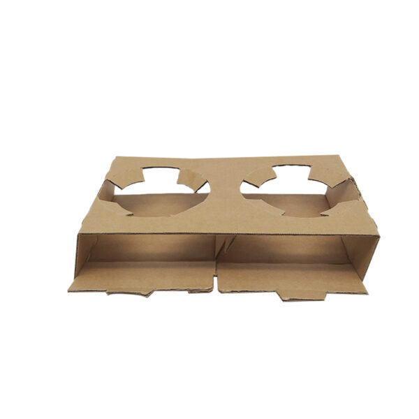 Corrugated paper cup holder