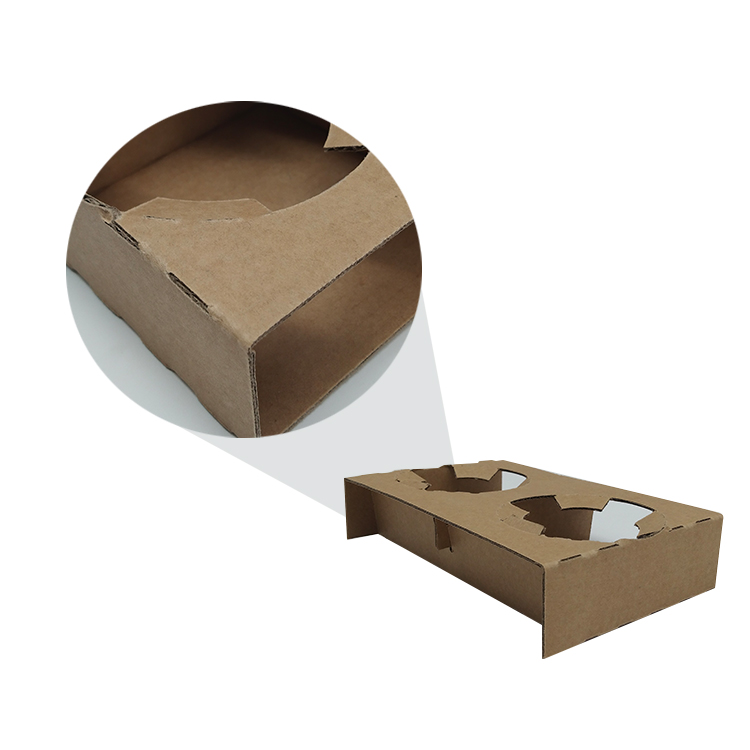 Corrugated paper cup holder