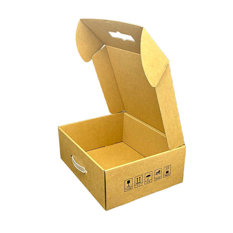 Corrugated paper packaging box