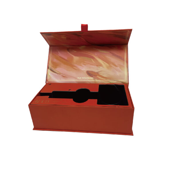 Hair dryer packaging flip box