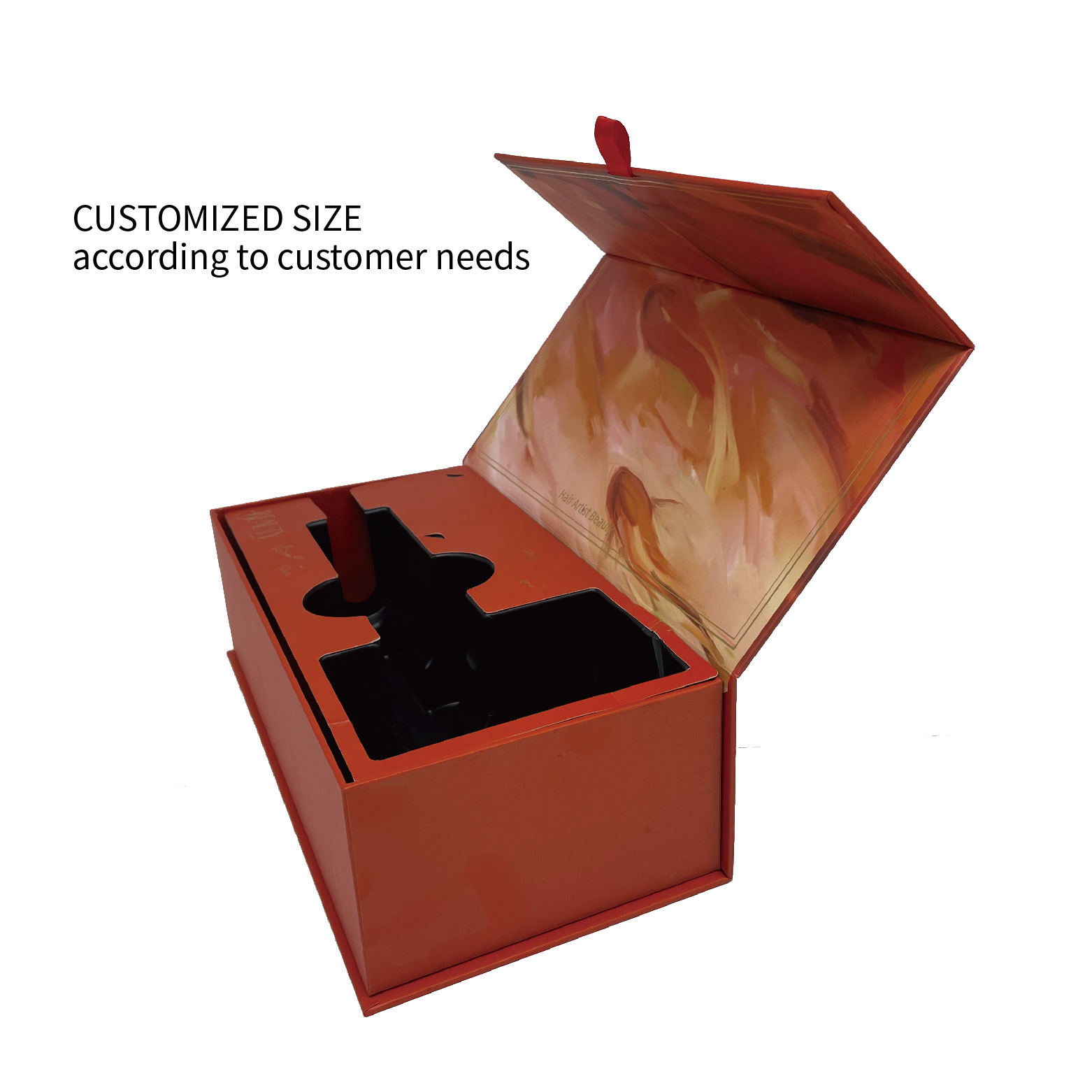 Hair dryer packaging flip box
