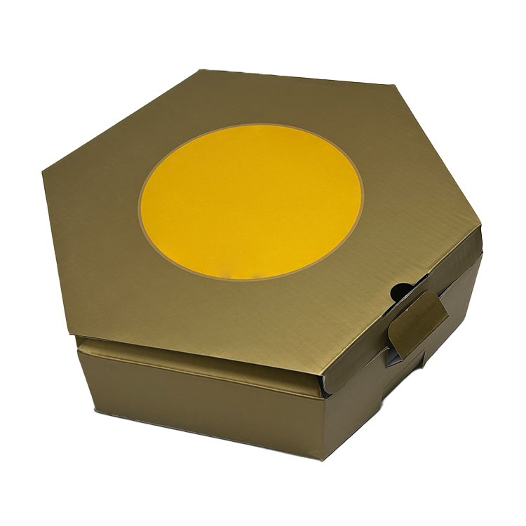 Hexagonal packaging box