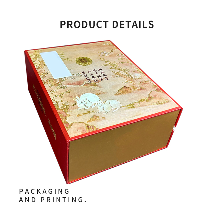 Magnetic packaging box