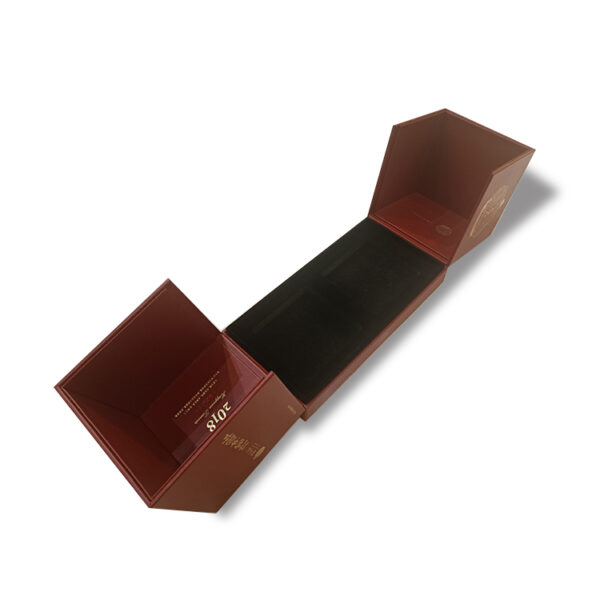Open lid gift box