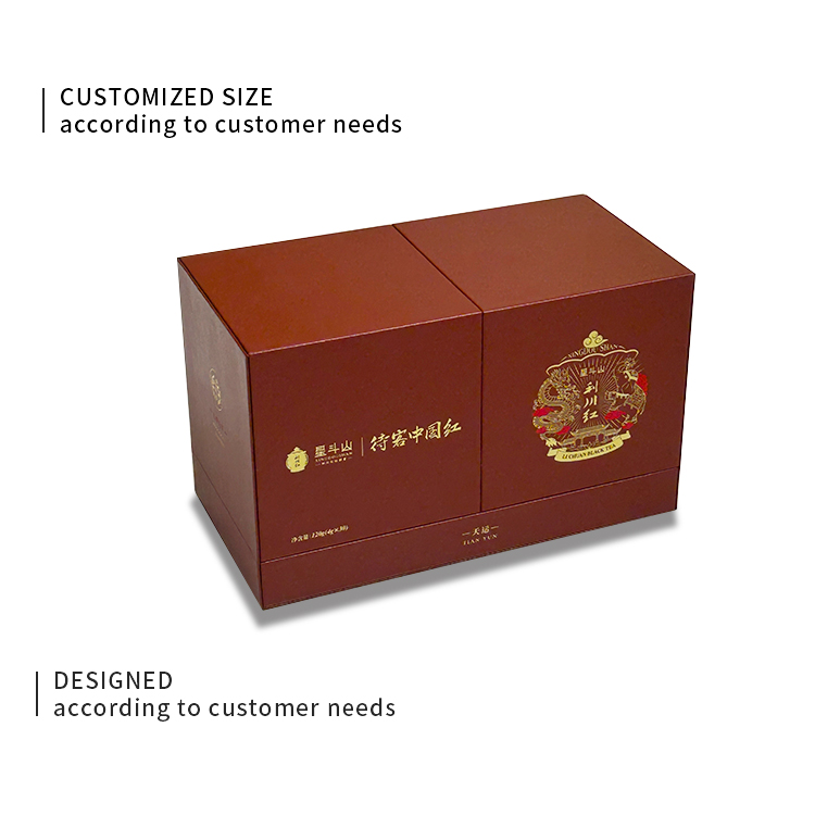 Open lid gift box