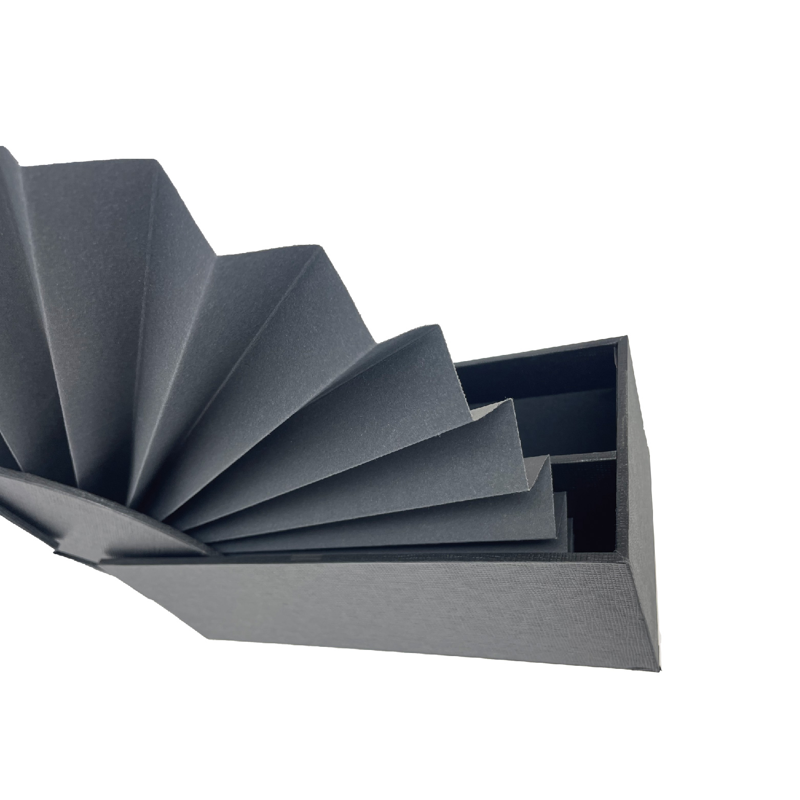 Organ folding paper box