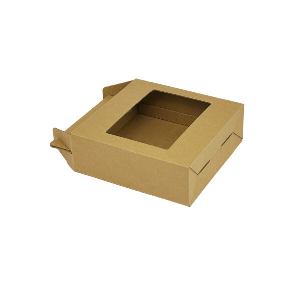 Packaging box with window