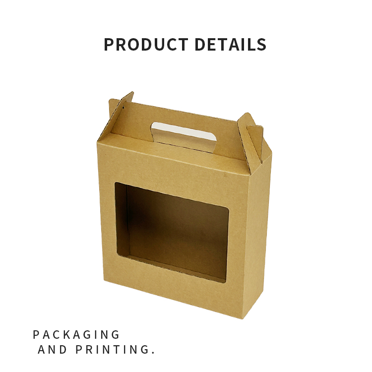 Packaging box with window