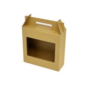 Paper box with window
