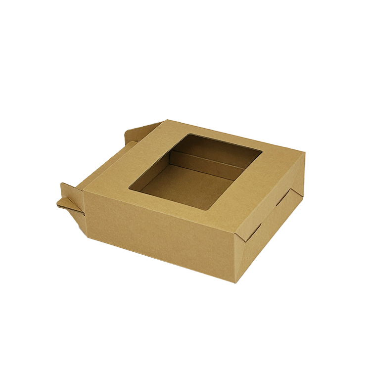 Paper box with window