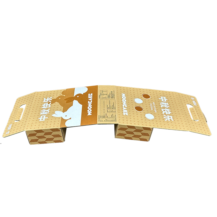 Portable mooncake packaging box