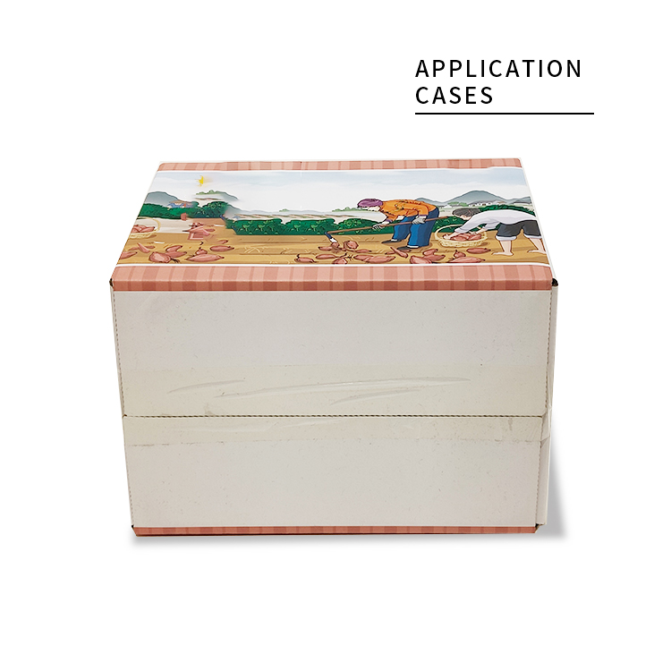 Potato packaging cardboard box