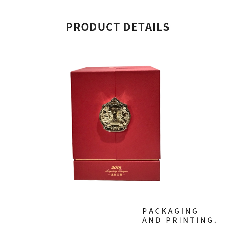 Red magnetic gift box