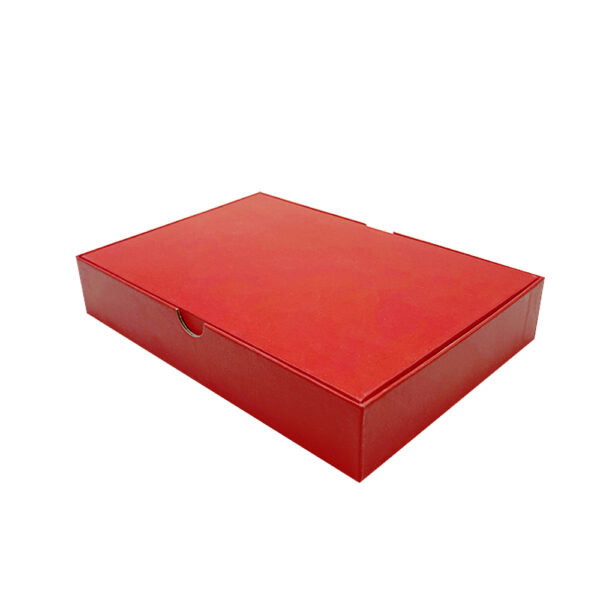 Red packaging box