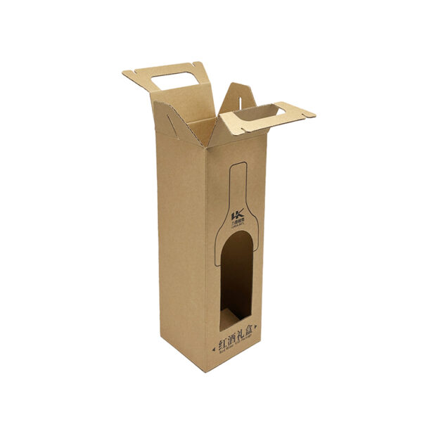 Red Wine Packaging Box With Window - Lukkapack
