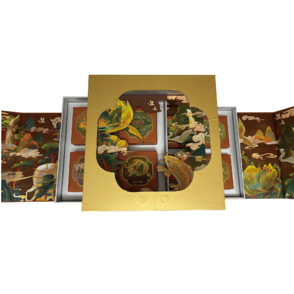 Split three drawer gift box
