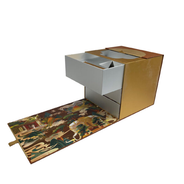 Three layer drawer style gift box