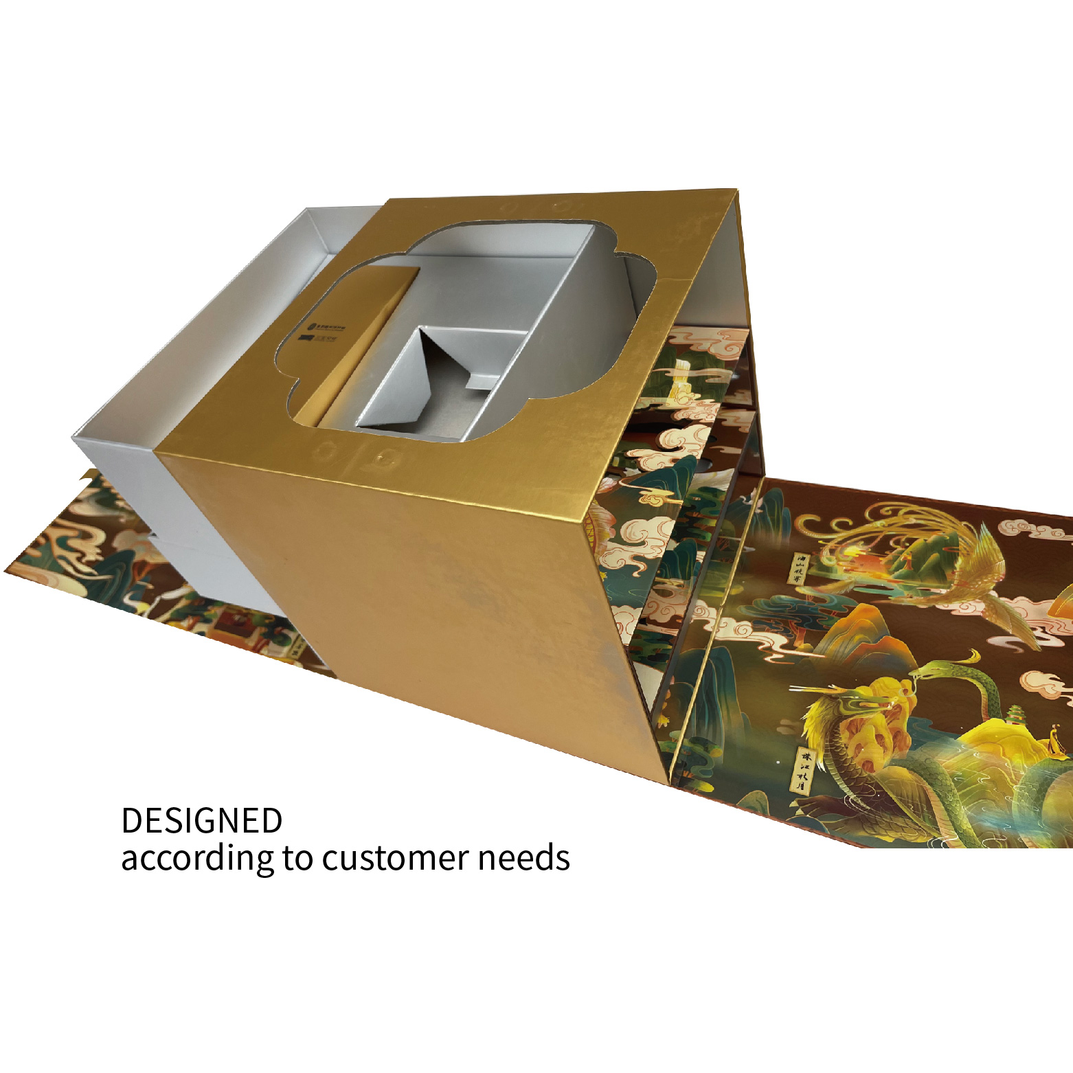Three layer drawer style gift box