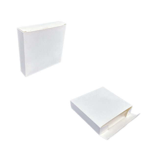 White cardboard packaging box