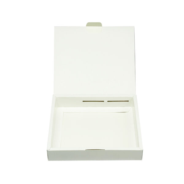 White flip box