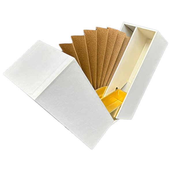 White folding packaging box