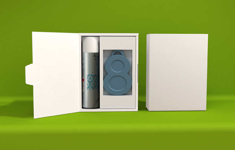 White packaging box