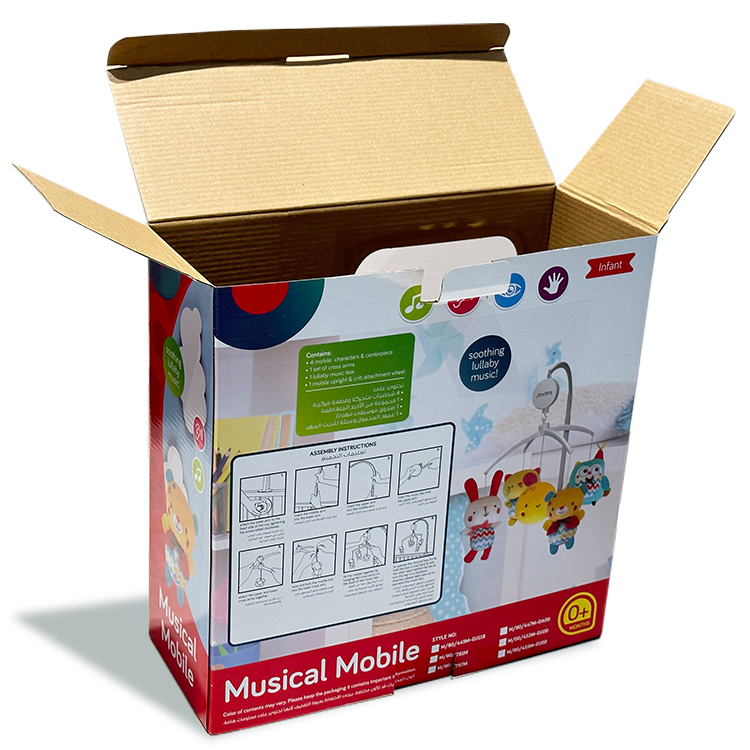 Baby stroller pendant packaging box