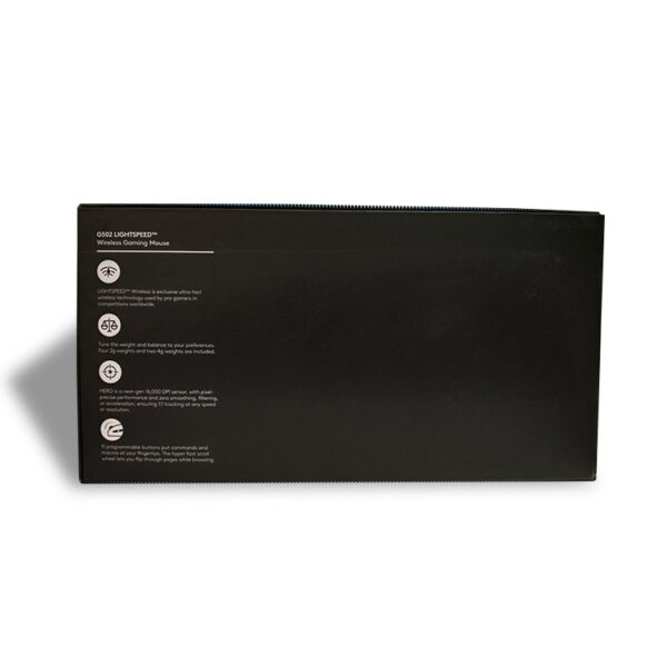 Black packaging box