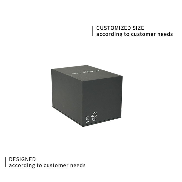 Black packaging box