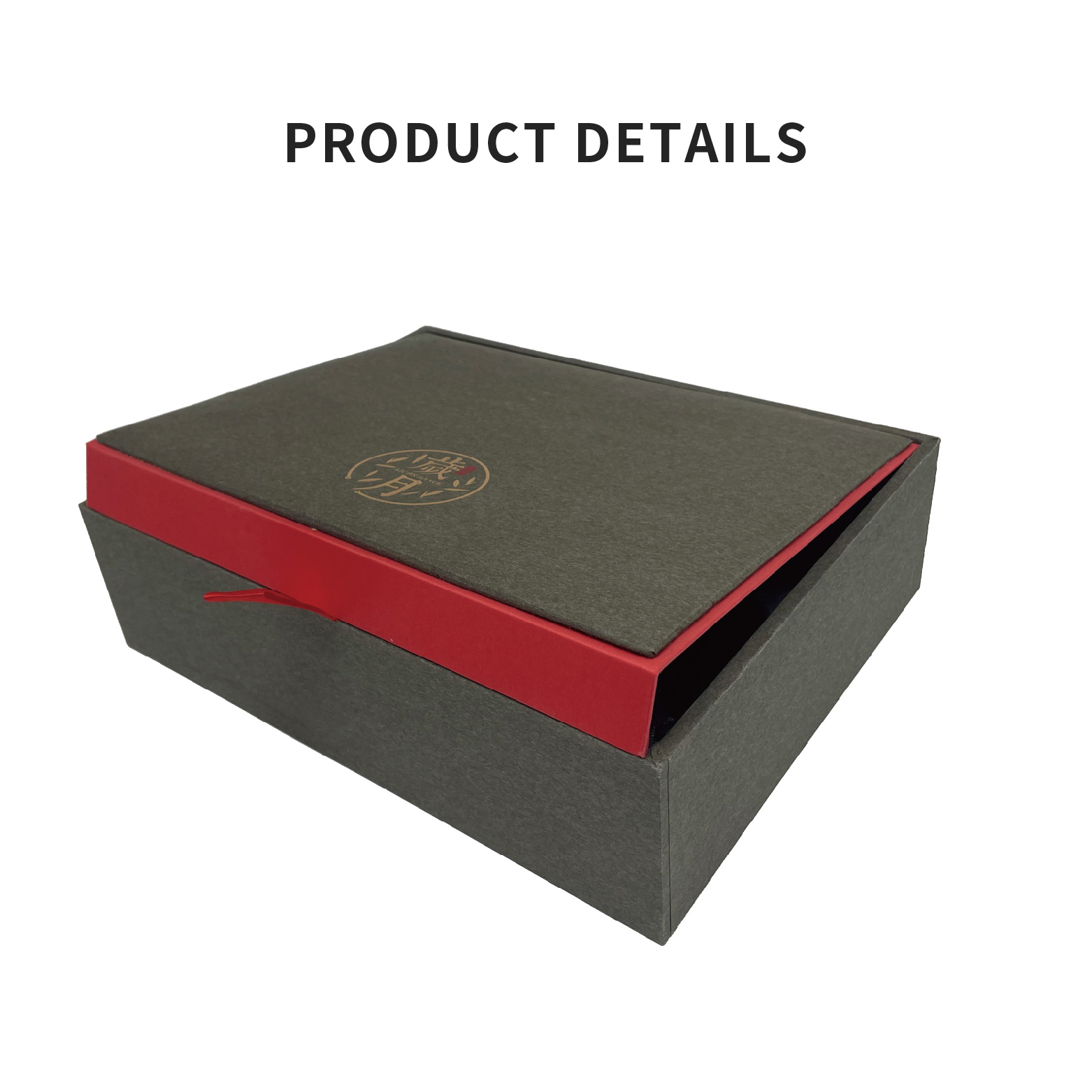 Brown tea packaging box