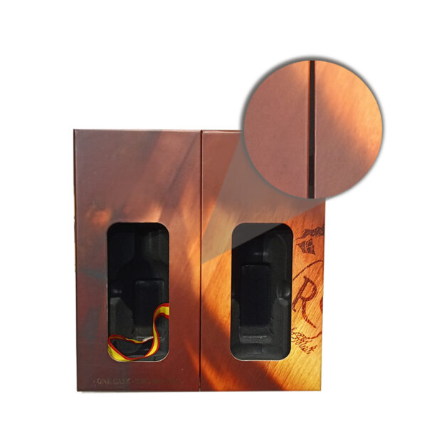 Brown wine box