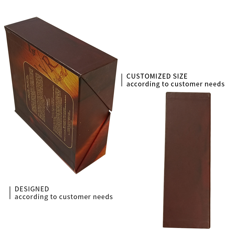 Brown wine box