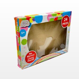 Brush packaging box with window