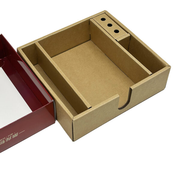 Calendar packaging box pen holder