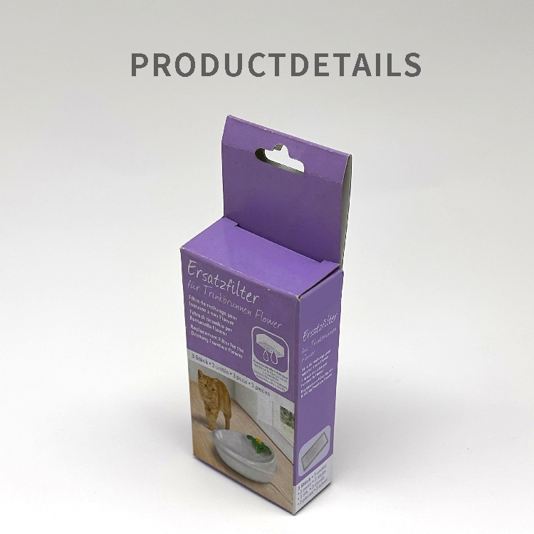 Cat water dispenser packaging box