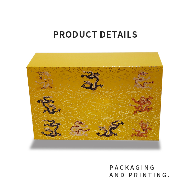 Dragon pattern packaging gift box