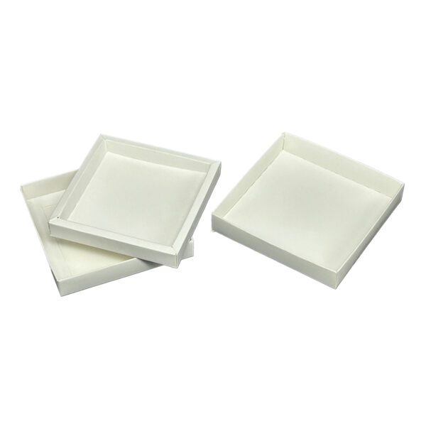 Flat square packaging box