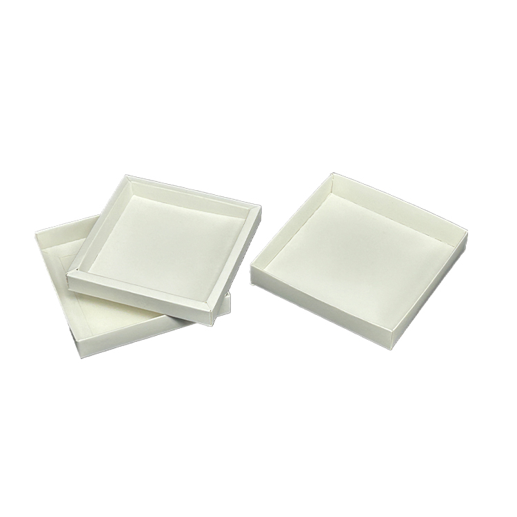 Flat square packaging box