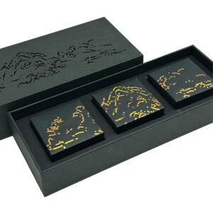 Hollow pattern hot stamping gift box