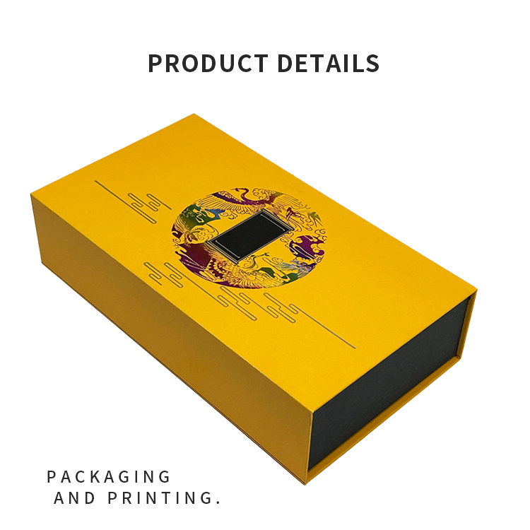 Magnetic tea packaging box