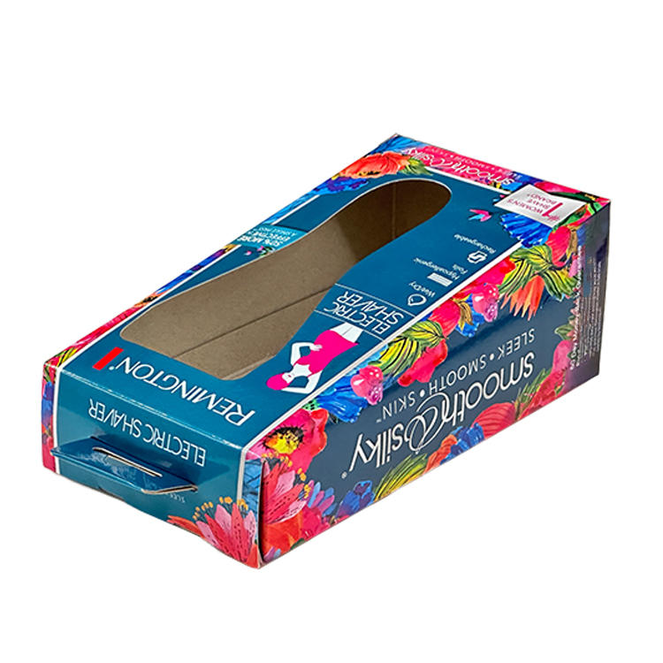 Packaging box with special-shaped window