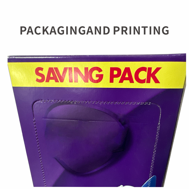 Plastic bag packaging box