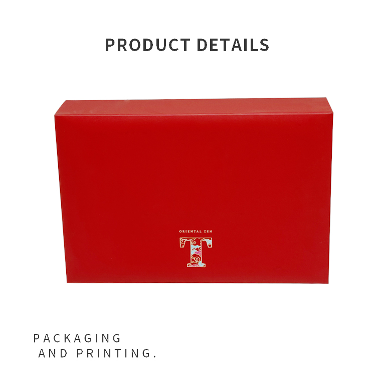 Red packaging box
