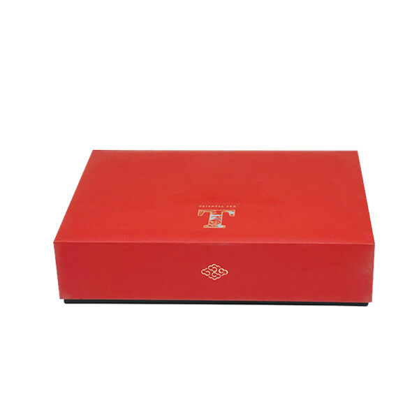 Red packaging gift box