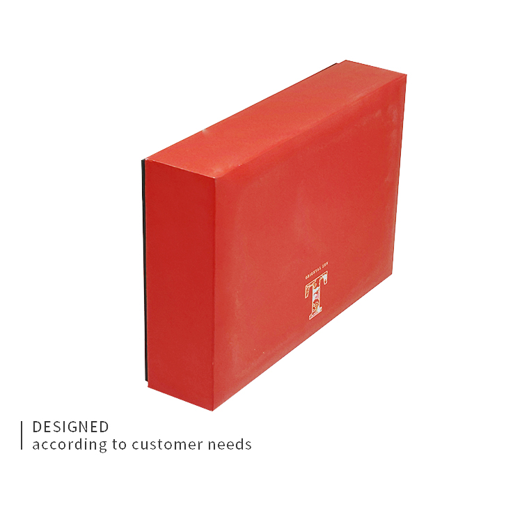 Red packaging gift box