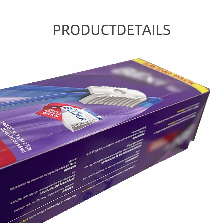 Sealed bag packaging box